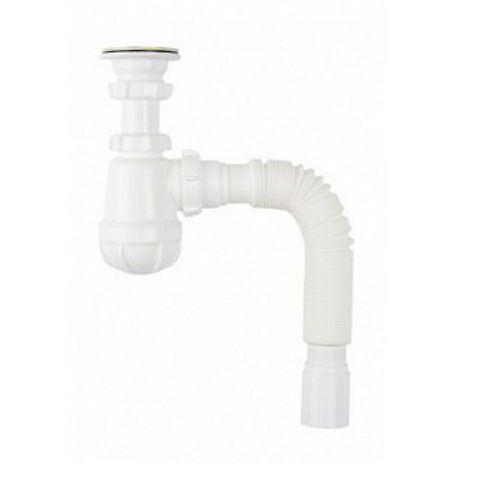 B0110 Сифон для кухни 1 1/2" х 40 с гибкой трубой 40х50