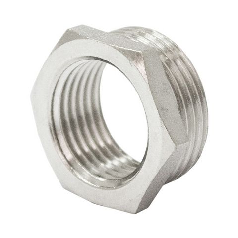 Футорка 2" x 1¼" никелированная