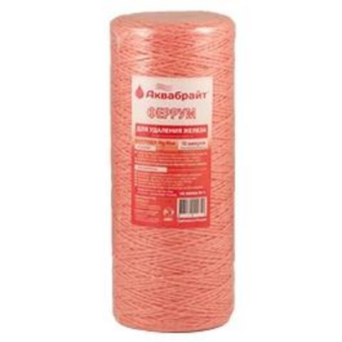 Картридж АКВАБРАЙТ веревочн. Феррум-10 BB10" 10 мкм. МЕХАН./ЖЕЛЕЗО