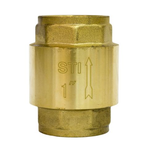 Клапан обратный пружинный STI 25 (латунное уплотнение)
