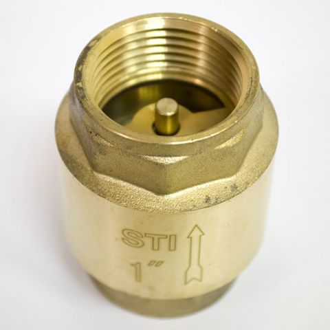 Клапан обратный пружинный STI 25 (латунное уплотнение)