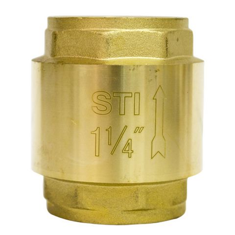 Клапан обратный пружинный STI 32 (латунное уплотнение)