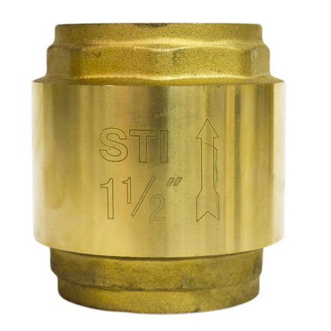 Клапан обратный пружинный STI 40 (латунное уплотнение)