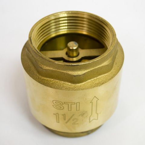 Клапан обратный пружинный STI 40 (латунное уплотнение)