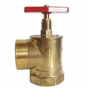  Клапан пожарный латунь угловой 90° КПЛ 50-1 ВР/НР 