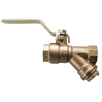  Кран шаровой STI фильтр 20 