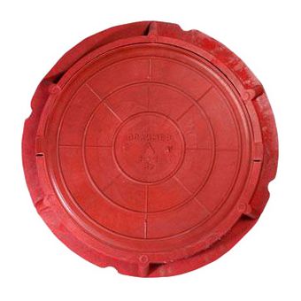  Люк полимерный легкий, 70 кН - красный 