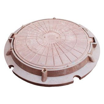  Люк полимерный малый, 15 кН - красный 