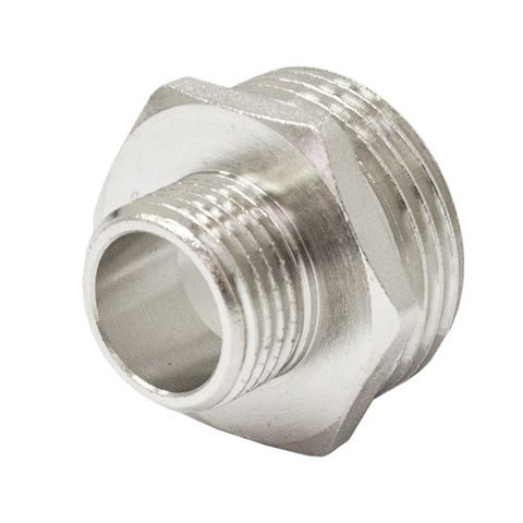 Ниппель переходной 2" x 1½" никелированный