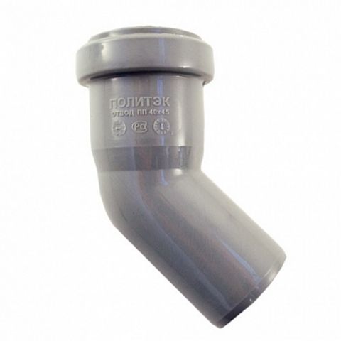 Отвод ПП 40x45° Политэк