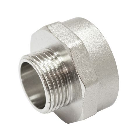 Переходник  1" х ½"  В-Н  никелированный