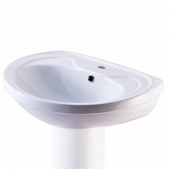  Умывальник Rosa Лира белый 